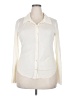 Wilfred Color Block Ivory Long Sleeve Blouse Size 2X - photo 1