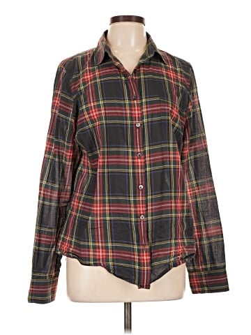 J.Crew Factory Store Long Sleeve Button-Down Shirt (view 1)