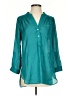 Needle & Thread 100% Polyester Teal 3/4 Sleeve Blouse Size S - photo 1