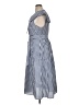 L.K. Bennett Stripes Blue Casual Dress Size 16 - photo 5