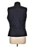 Banana Republic 100% Polyester Black Blue Vest Size L - photo 2