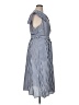 L.K. Bennett Stripes Blue Casual Dress Size 16 - photo 4