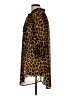 Torrid 100% Polyester Animal Print Brown 3/4 Sleeve Blouse Size Lg Plus (0) - photo 5