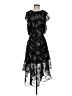 Parker Floral Black Cocktail Dress Size S - photo 1