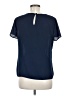 Pink Rose 100% Polyester Blue Short Sleeve Top Size M - photo 2