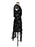 Parker Floral Black Cocktail Dress Size S - photo 4