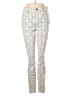 Talbots Paisley Silver Casual Pants Size 4 - photo 1