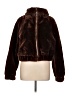 Blank NYC 100% Polyester Brown Faux Fur Jacket Size L - photo 1