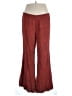 Free People Paisley Red Casual Pants Size L - photo 1