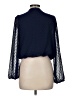 Mi ami 100% Polyester Blue 3/4 Sleeve Blouse Size M - photo 2