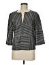 Lafayette 148 New York Stripes Gray Blazer Size 6 - photo 1