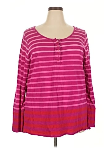 Lane Bryant Long Sleeve Henley (view 1)