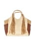 Big Buddha Color Block Tan Shoulder Bag One size - photo 3