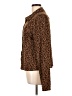 Evereve Animal Print Brown Long Sleeve Blouse Size XL - photo 5