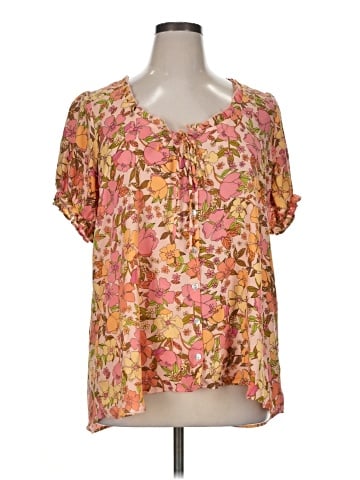 Show Me Your Mumu Short Sleeve Blouse (view 1)