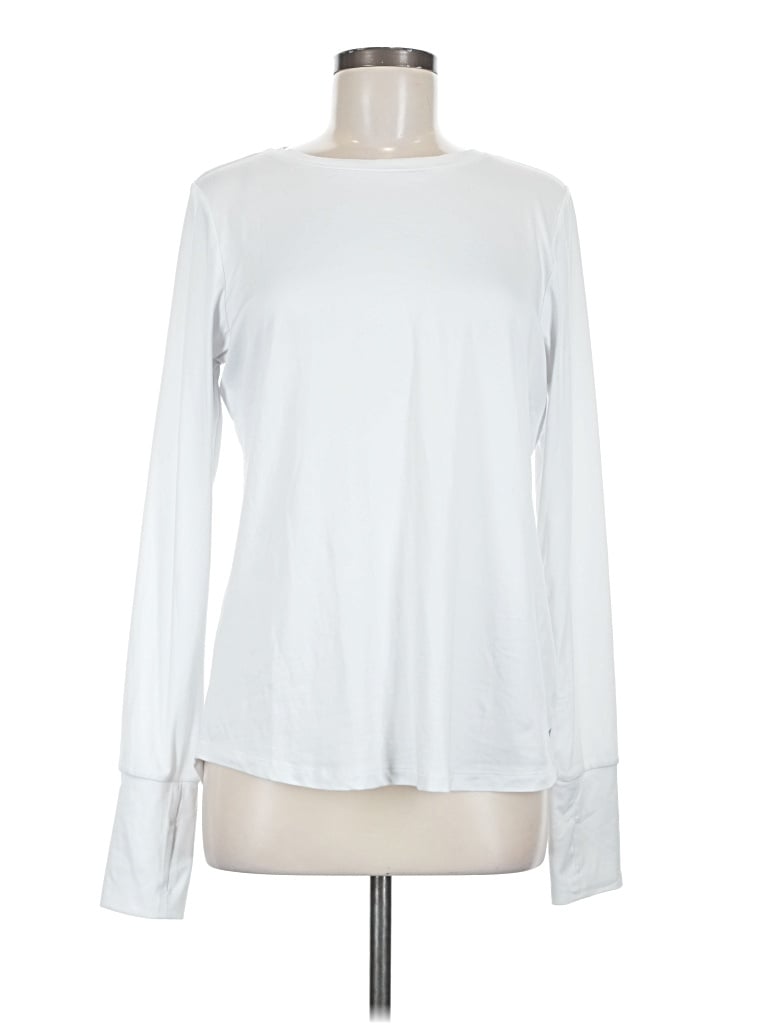 Pre-owned Apana Long Sleeve T-shirt In Silver
