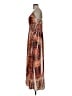 Chesley Print Brown Cocktail Dress Size S - photo 5