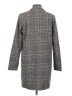 Shein Plaid Gray Coat Size S - photo 2