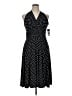 Chaps Polka Dots Black Cocktail Dress Size XL - photo 1