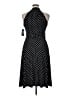 Chaps Polka Dots Black Cocktail Dress Size XL - photo 2