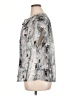 Simply Vera Vera Wang 100% Polyester Silver Short Sleeve Blouse Size XL - photo 5