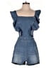 Do & Be 100% Cotton Blue Romper Size M - photo 1