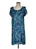 Gianni Bini Print Blue Casual Dress Size S - photo 1