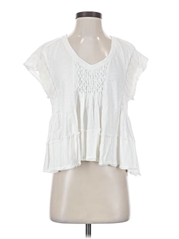 By Anthropologie Short Sleeve Blouse (view 1)