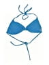 Hurley Solid Blue Swimsuit Top Size L - photo 1