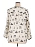 Talbots 100% Polyester Ivory Long Sleeve Blouse Size 1X Petite - photo 2