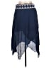 BCX 100% Polyester Solid Blue Casual Skirt Size L - photo 2