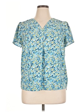 Hilary Radley Short Sleeve Blouse