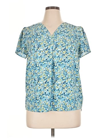 Hilary Radley Short Sleeve Blouse (view 1)
