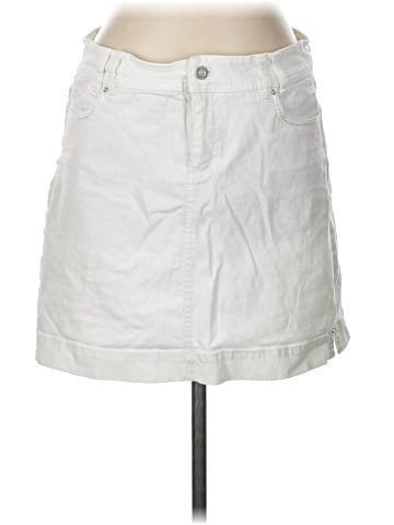 White House Black Market Denim Skirt (view 1)