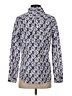 Talbots 100% Cotton Paisley Blue Long Sleeve Button-Down Shirt Size S - photo 2
