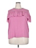 Juicy Couture 100% Polyester Pink Short Sleeve Blouse Size XXL - photo 1
