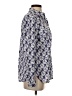 Talbots 100% Cotton Paisley Blue Long Sleeve Button-Down Shirt Size S - photo 4