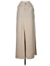 Addie Solid Tan Casual Skirt Size S - photo 1