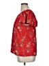 Cato Red Short Sleeve Blouse Size XL - photo 5