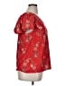 Cato Red Short Sleeve Blouse Size XL - photo 4