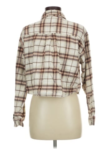 American Eagle Outfitters Long Sleeve Button-Down Shirt (view 2)