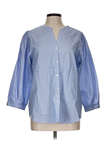 J. McLaughlin 3/4 Sleeve Button-Down Shirt (view 1)