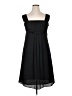 H&M 100% Polyester Solid Black Cocktail Dress Size 14 - photo 1