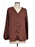 West Kei Brown Long Sleeve Blouse Size L - photo 1