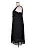 H&M 100% Polyester Solid Black Cocktail Dress Size 14 - photo 5