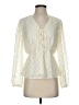 Elizabeth and James 100% Polyester Ivory 3/4 Sleeve Blouse Size XS - photo 1