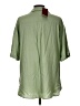 Merry Fun Green 3/4 Sleeve Button-Down Shirt Size L - photo 2