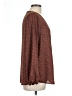 West Kei Brown Long Sleeve Blouse Size L - photo 4