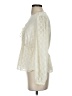 Elizabeth and James 100% Polyester Ivory 3/4 Sleeve Blouse Size XS - photo 5