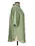 Merry Fun Green 3/4 Sleeve Button-Down Shirt Size L - photo 4